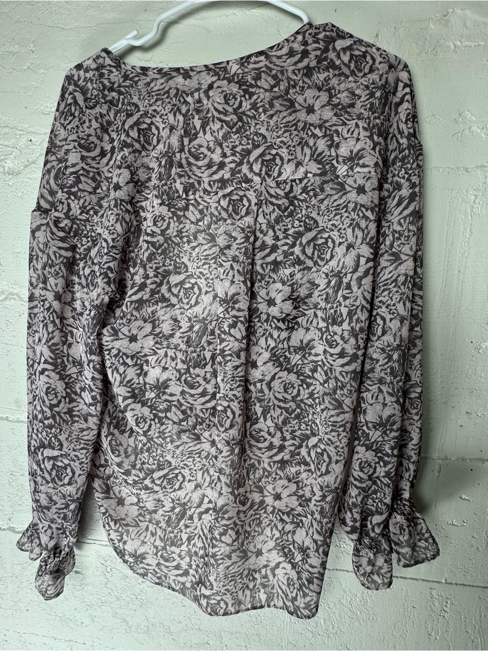 All Saints Penny Rosey Top Dusty Pink Size XS Flowy Chic Contemporary Chiffon - Picture 8 of 12